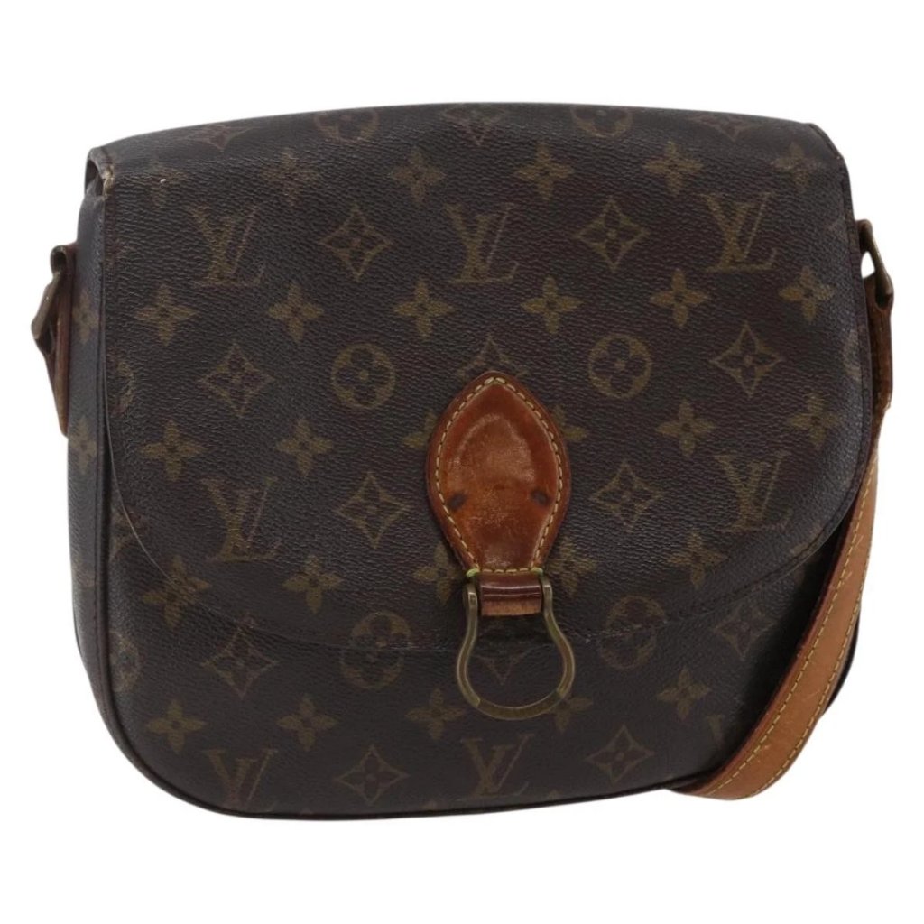 Louis Vuitton Monogram Saint Cloud Gm Shoulder Bag M51242 Lv Auth 147984